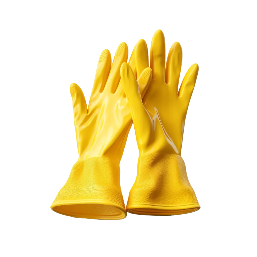 Gants jaunes